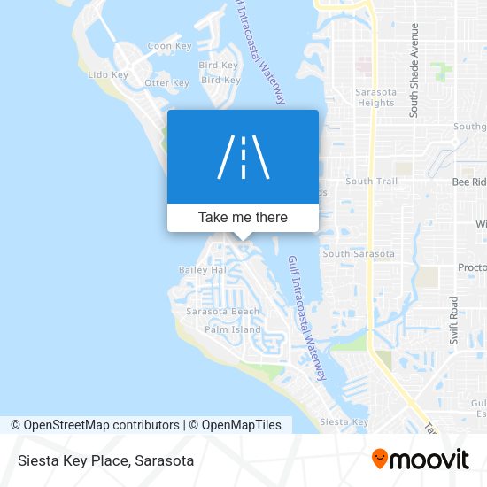 Mapa de Siesta Key Place