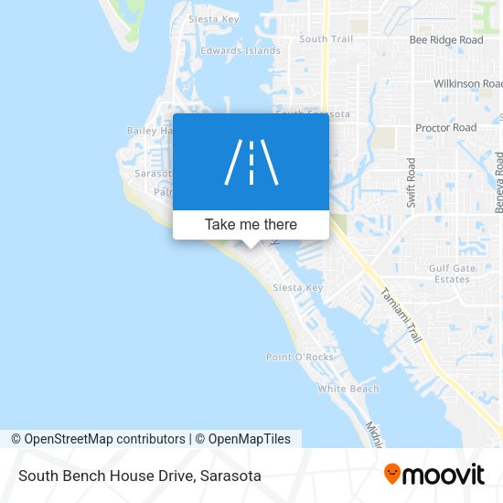 South Bench House Drive map