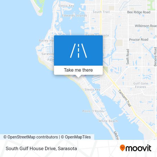 South Gulf House Drive map