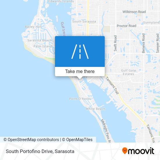 South Portofino Drive map