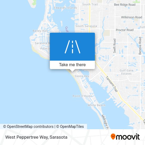 West Peppertree Way map