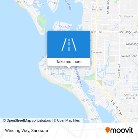 Mapa de Winding Way