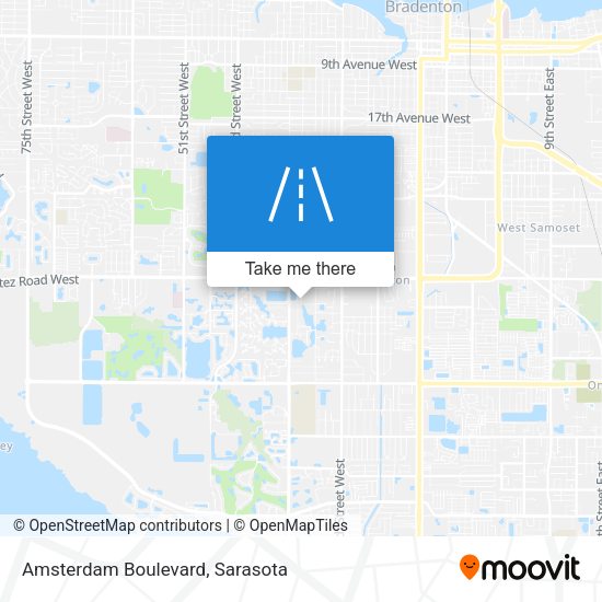 Mapa de Amsterdam Boulevard