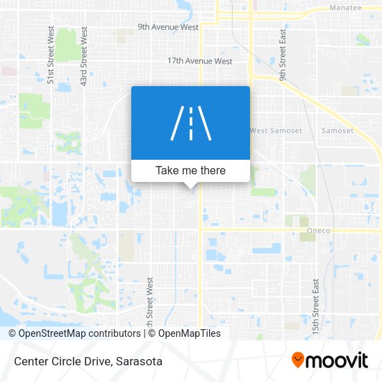 Mapa de Center Circle Drive