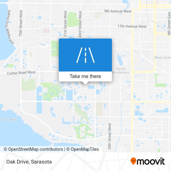 Mapa de Oak Drive