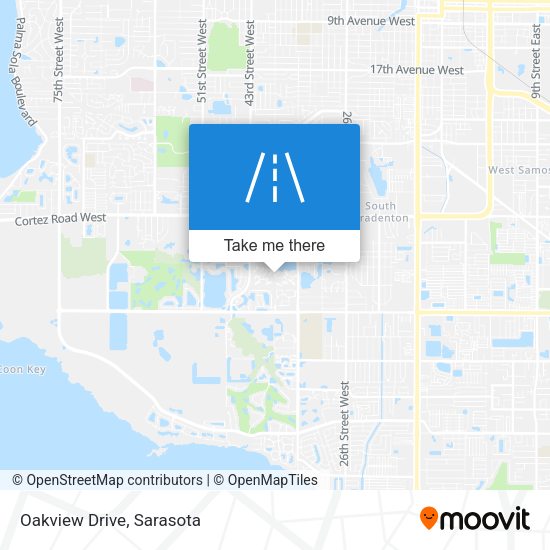Mapa de Oakview Drive