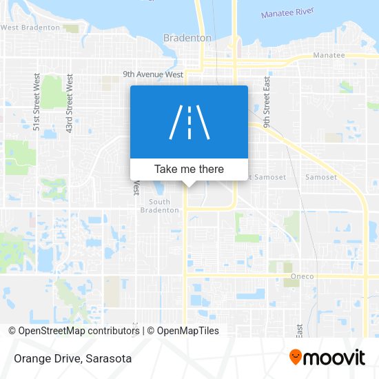 Mapa de Orange Drive