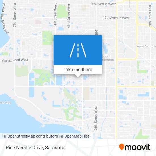 Mapa de Pine Needle Drive