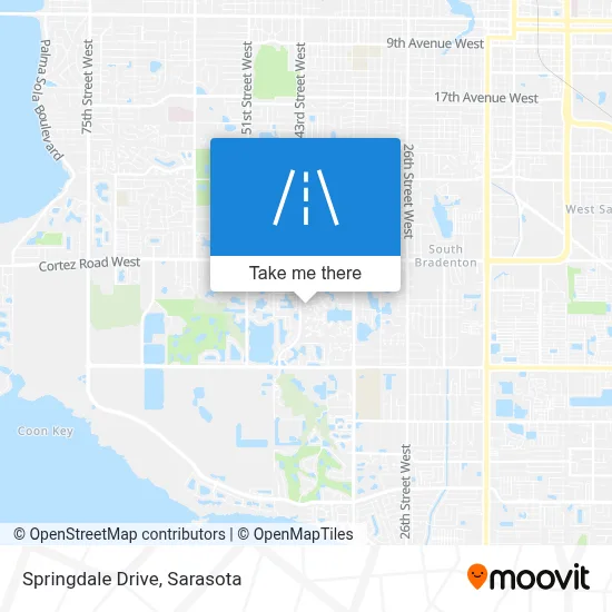 Springdale Drive map