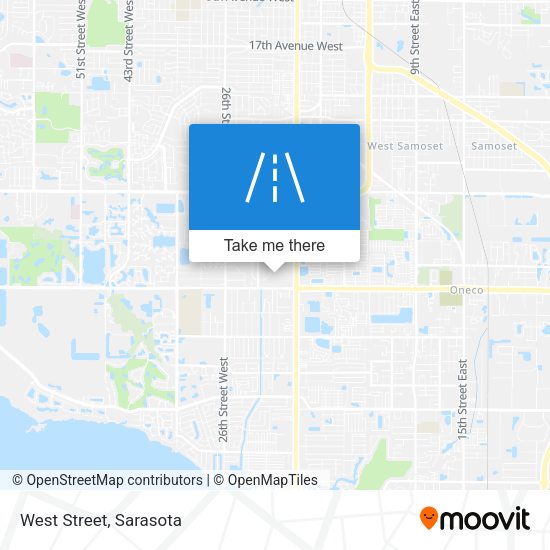 Mapa de West Street