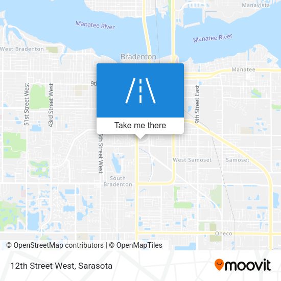 Mapa de 12th Street West
