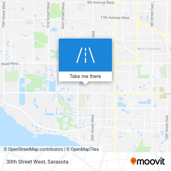 Mapa de 30th Street West