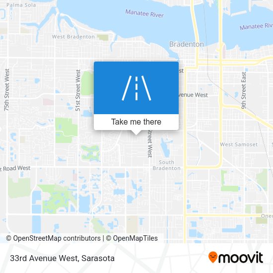 33rd Avenue West map