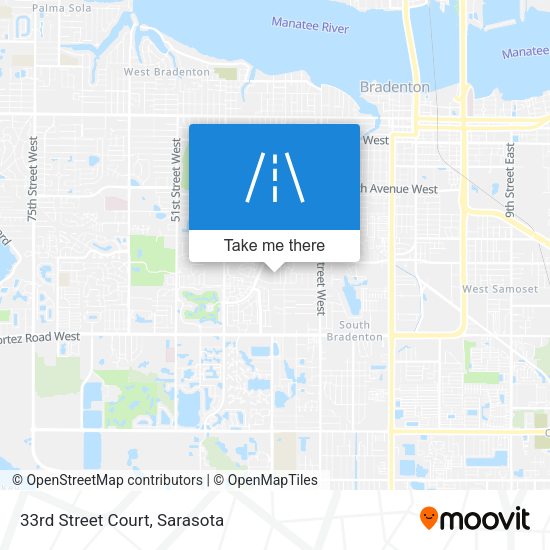 33rd Street Court map