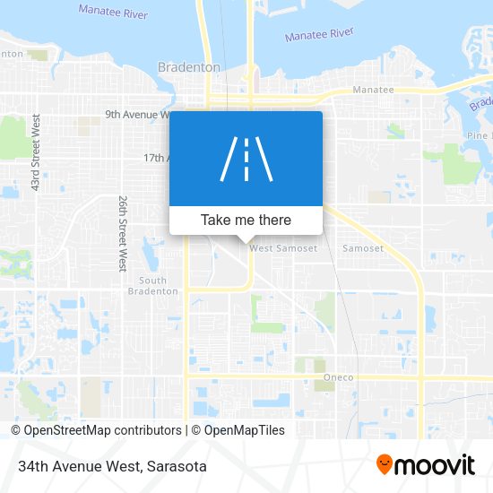 Mapa de 34th Avenue West