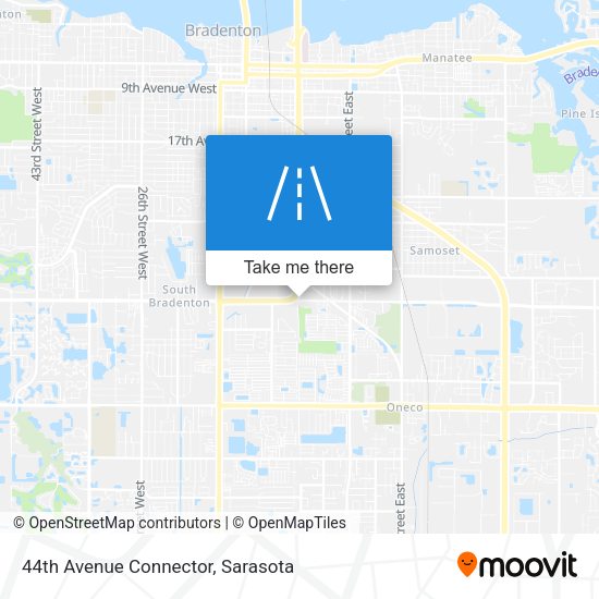 44th Avenue Connector map