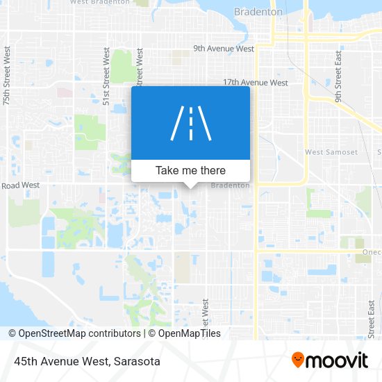 Mapa de 45th Avenue West