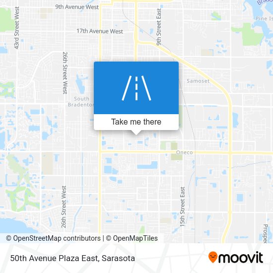 50th Avenue Plaza East map