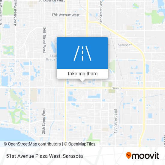 51st Avenue Plaza West map