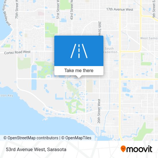 Mapa de 53rd Avenue West