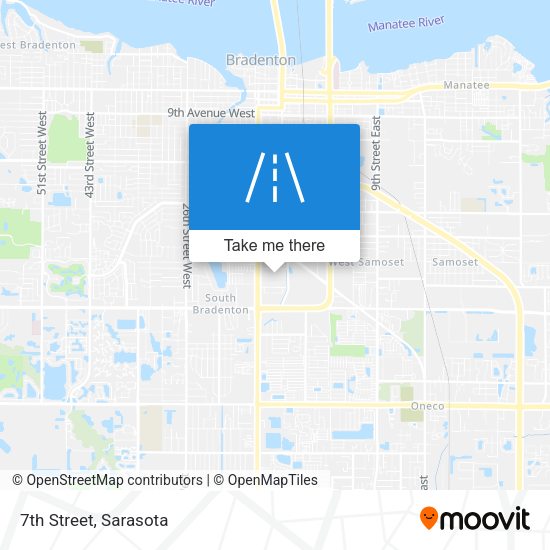 Mapa de 7th Street