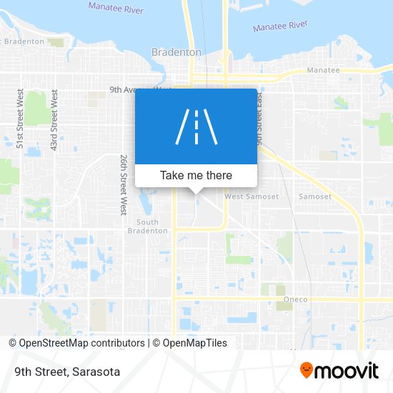 Mapa de 9th Street