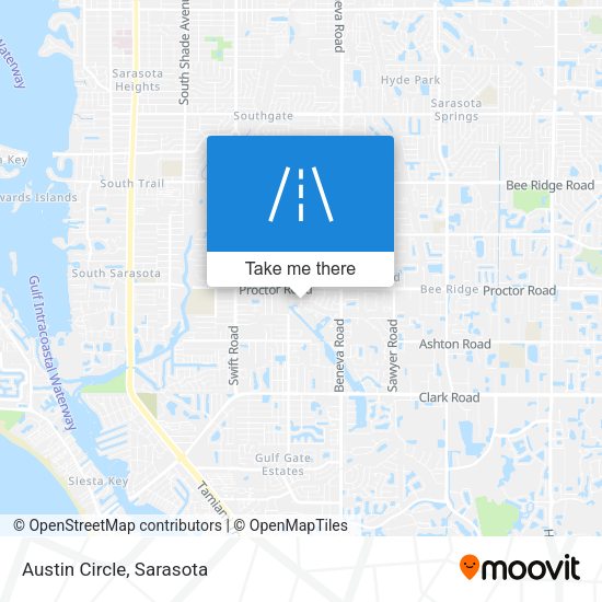 Mapa de Austin Circle