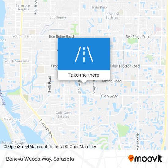 Mapa de Beneva Woods Way