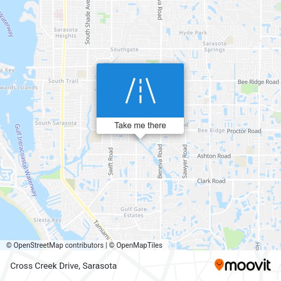 Mapa de Cross Creek Drive