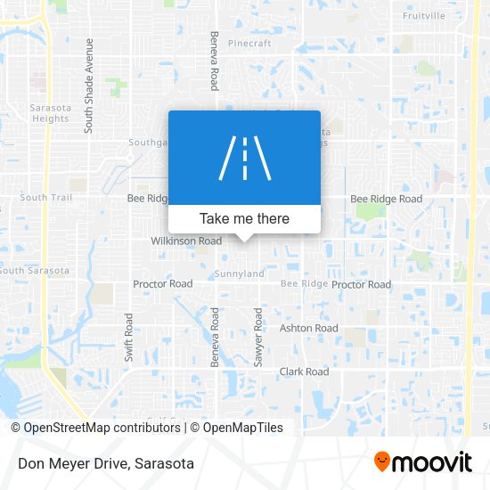 Mapa de Don Meyer Drive