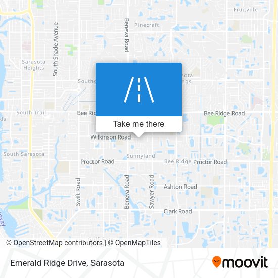 Mapa de Emerald Ridge Drive