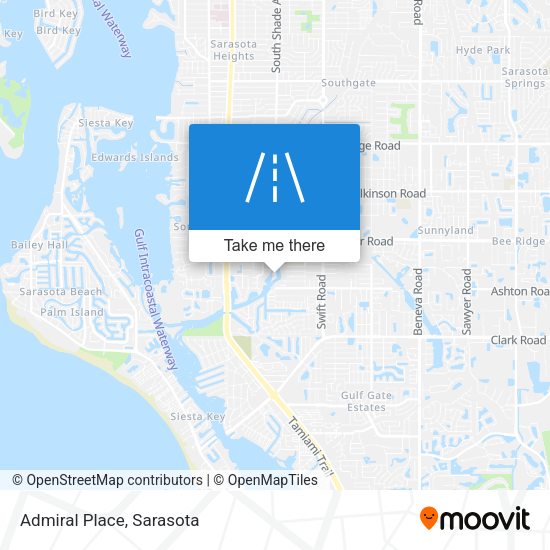Mapa de Admiral Place