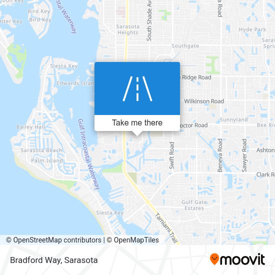 Mapa de Bradford Way