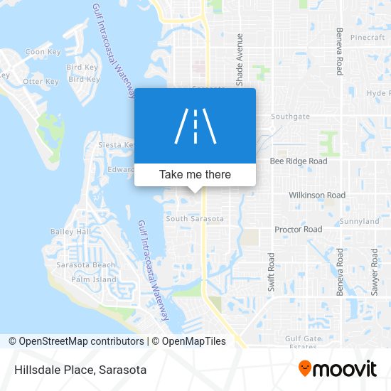 Mapa de Hillsdale Place