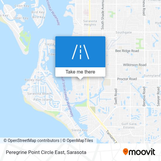 Peregrine Point Circle East map