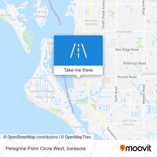 Mapa de Peregrine Point Circle West