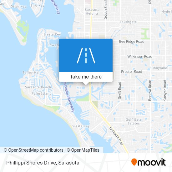 Mapa de Phillippi Shores Drive