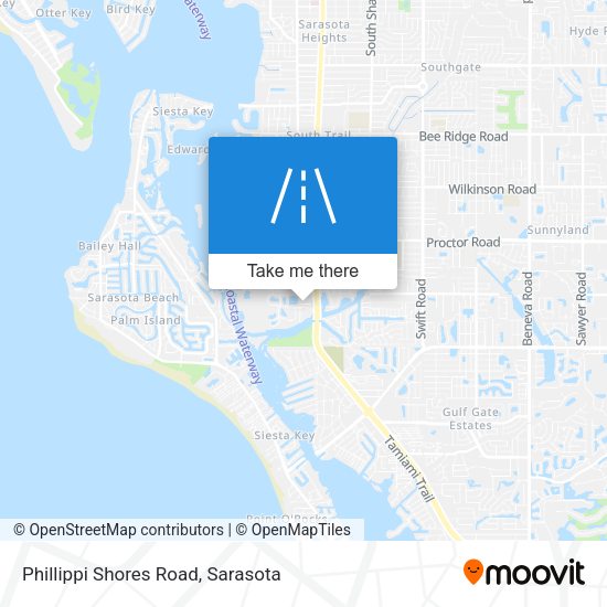 Mapa de Phillippi Shores Road