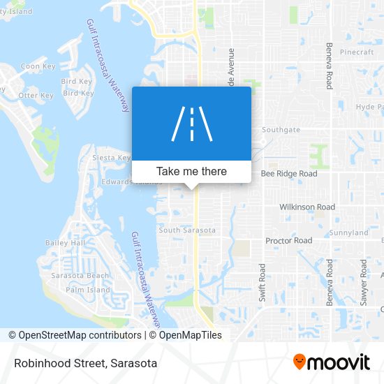 Mapa de Robinhood Street