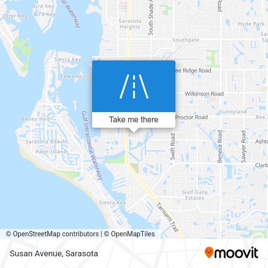 Mapa de Susan Avenue
