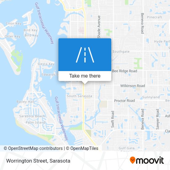 Worrington Street map