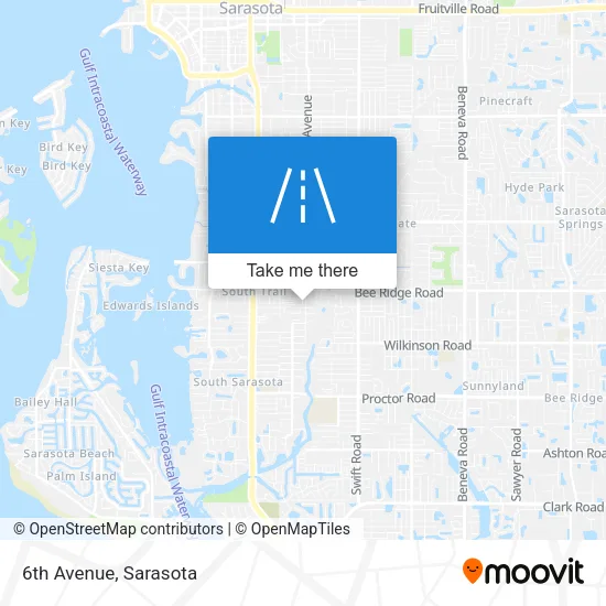 6th Avenue map