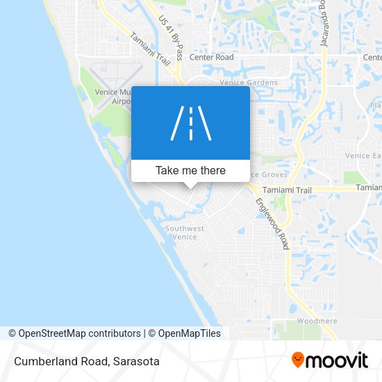 Mapa de Cumberland Road