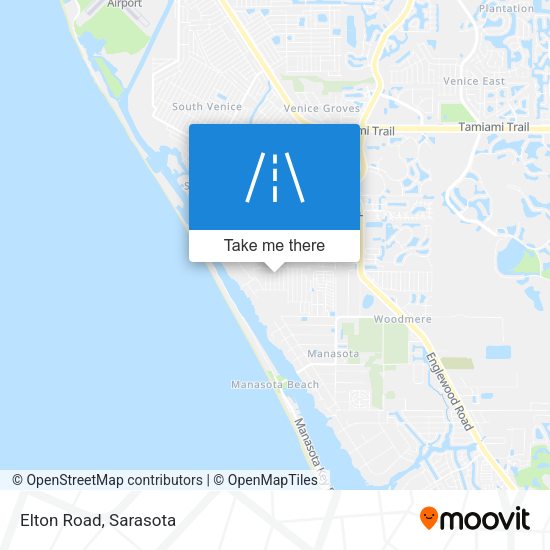 Mapa de Elton Road