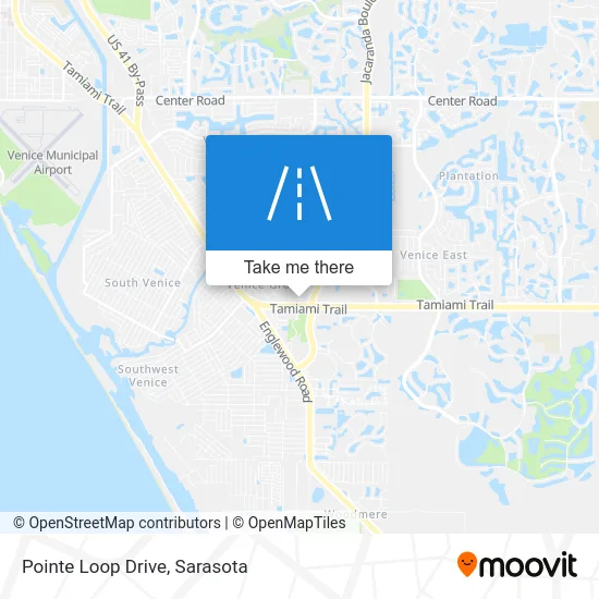 Pointe Loop Drive map