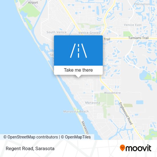 Mapa de Regent Road