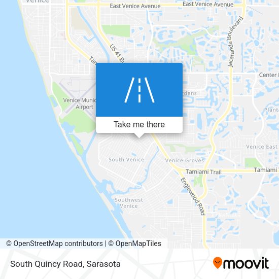 South Quincy Road map