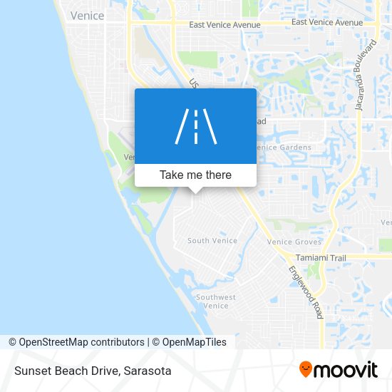 Sunset Beach Drive map