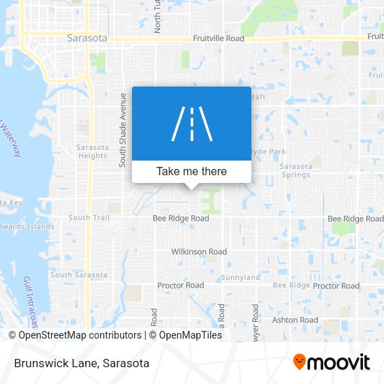 Mapa de Brunswick Lane