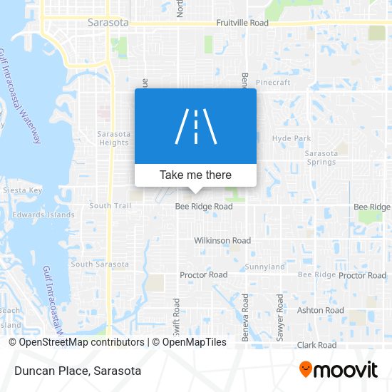Mapa de Duncan Place